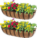 Railing Planter Window Box 24in - 2 Pack Horse Trough Planters