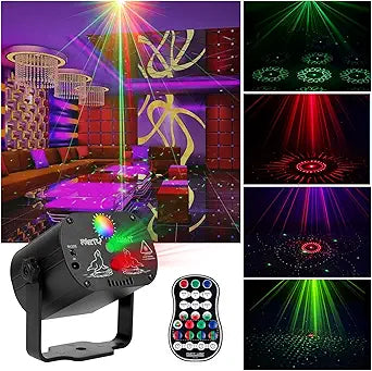 DJ Disco Party Laser Lights with Remote Control for Events