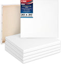 Stretched Cotton Canvas 30 x 30 in 6-Pack - Triple Primed