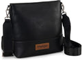 Wrangler Crossbody Purses for Women - Vegan Leather Two Tone Compact