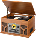 10-in-1 Record Player with Built-in Speakers - Versatile Vinyl System