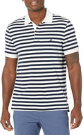 Nautica Men's Classic Fit Cotton Soft Short Sleeve Stripe Polo