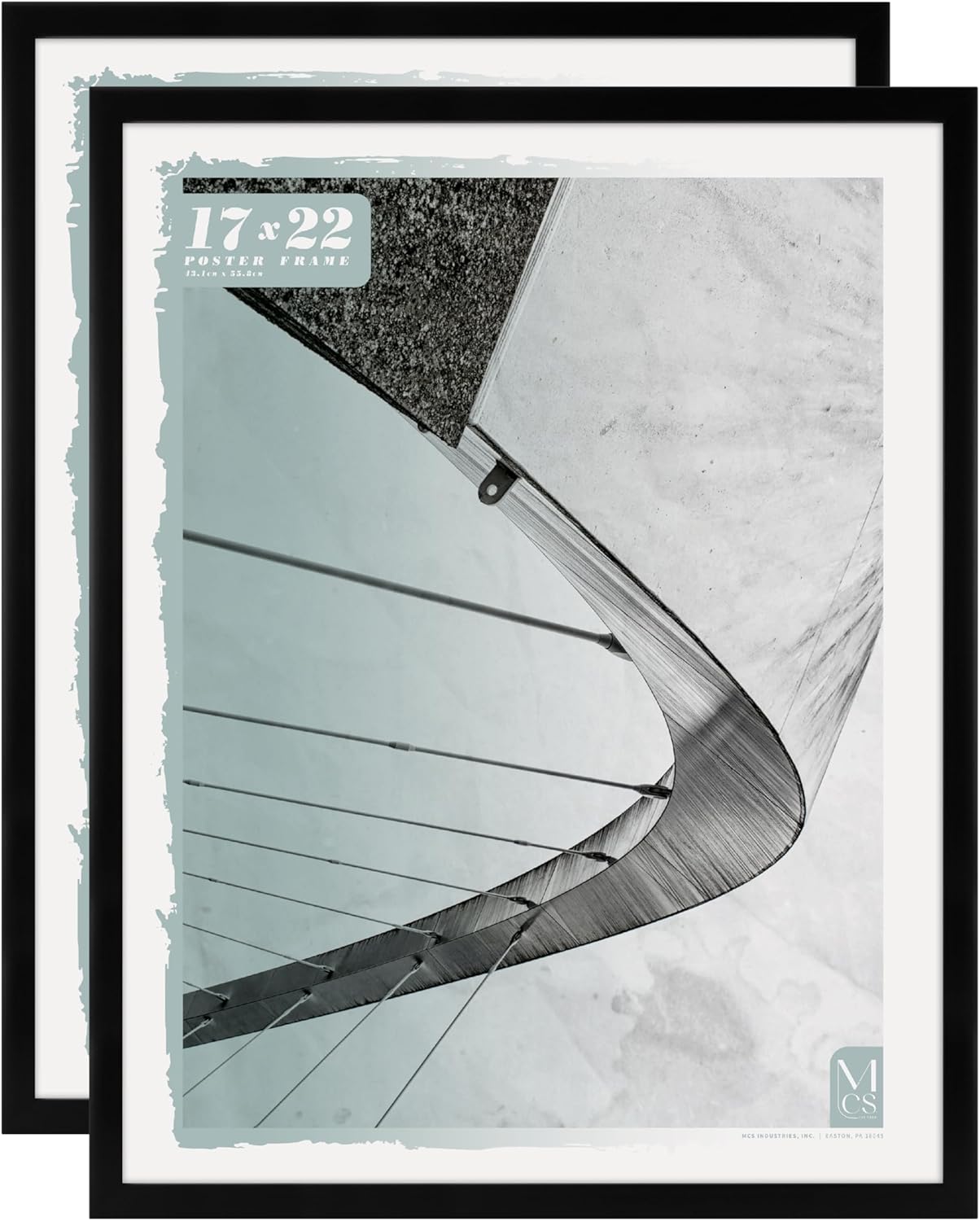 MCS Foundation 17x22 Poster Frame for Art Prints and Photos