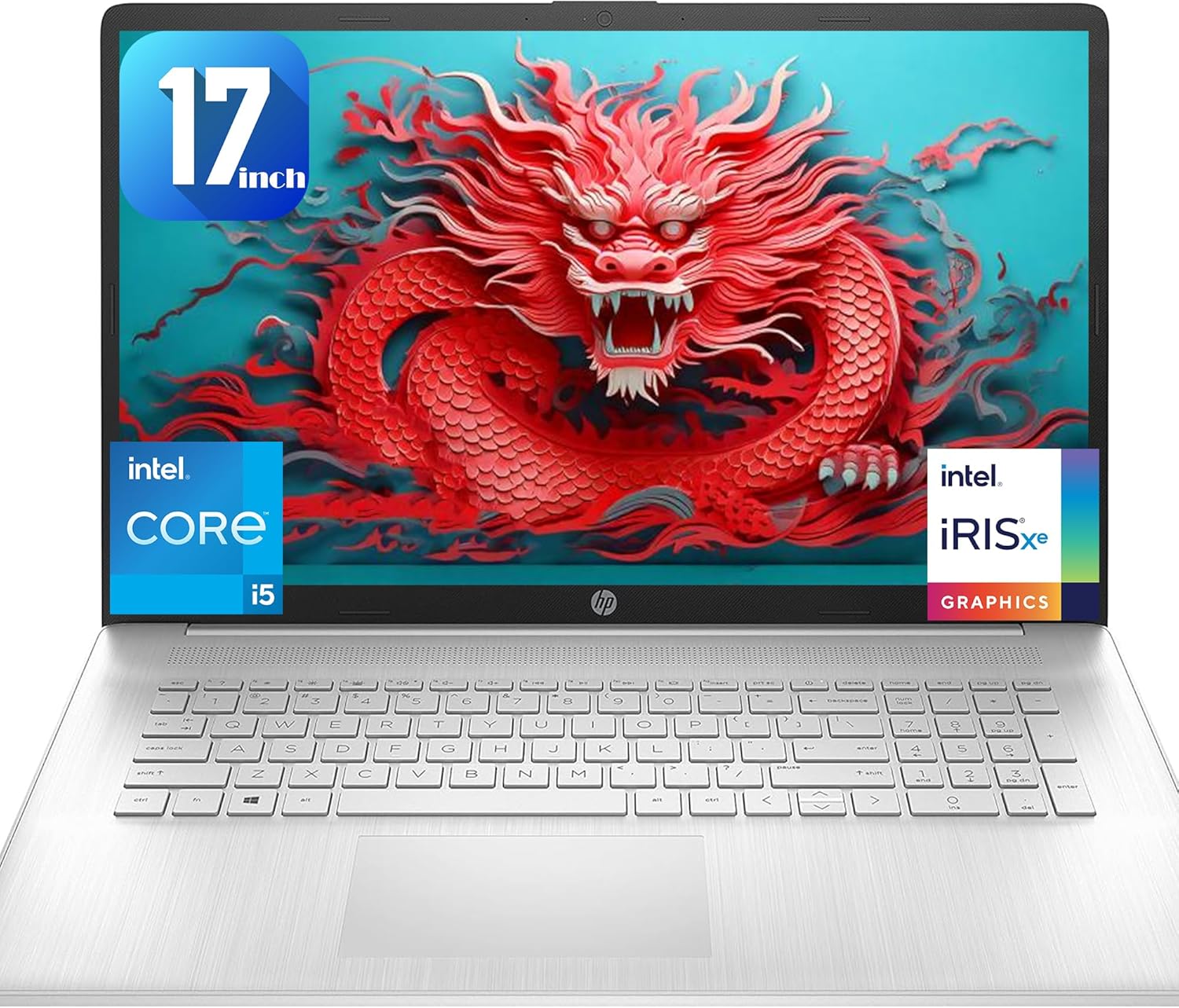 HP 17.3 Laptop with Intel i5-1135G7 and 32GB RAM for Performance