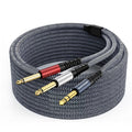 50ft Insert Cable 1/4 in TRS to Dual 1/4 in TS Stereo Breakout Cable