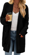 Cardigan Sweaters for Women 2025 Fall Chunky Fuzzy Knit - Cozy