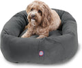 Majestic Pet 32 Inch Suede Calming Dog Bed for Ultimate Comfort