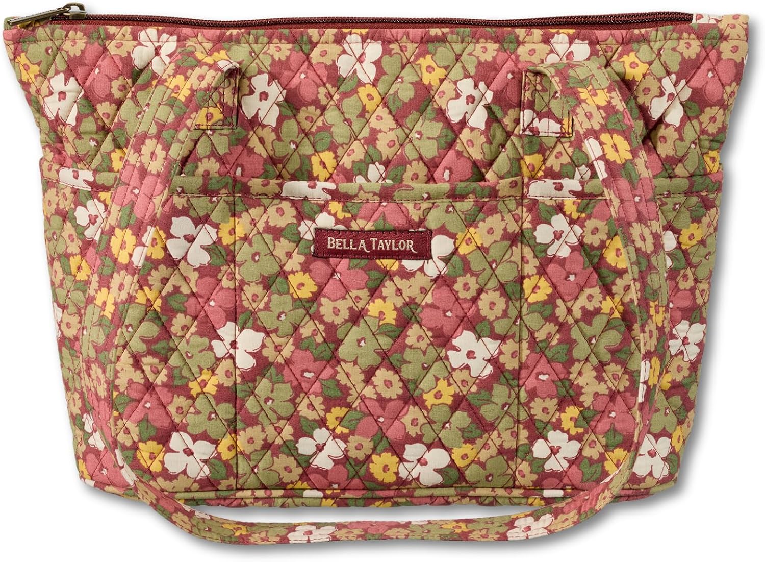 Bella Taylor Small Tote: Lightweight Quilted Fabric Purse