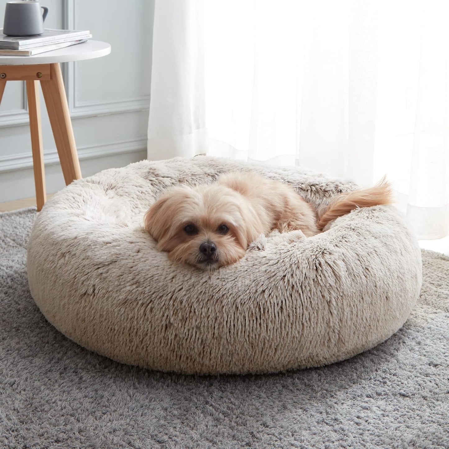 Calming Dog & Cat Bed by Western Home WH for Cozy Comfort