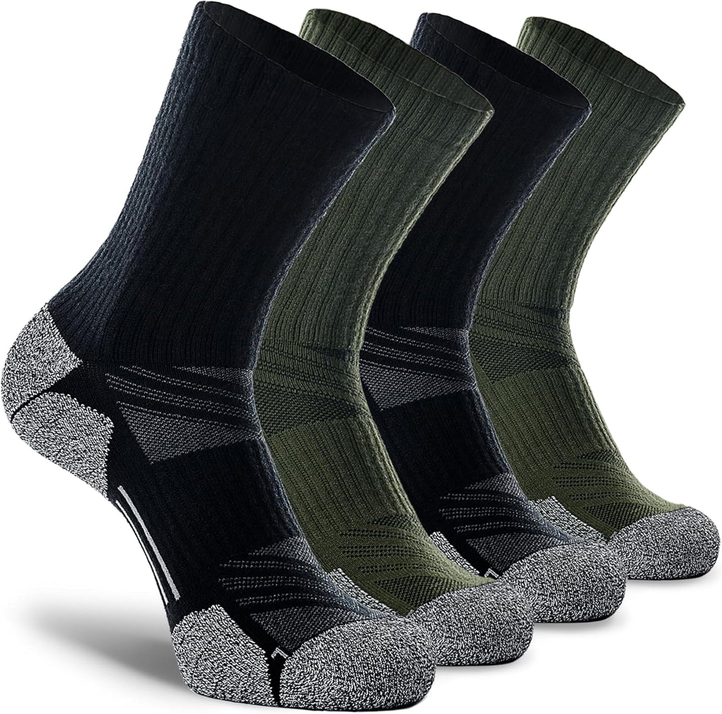 CWVLC Cushioned Crew Hiking Socks