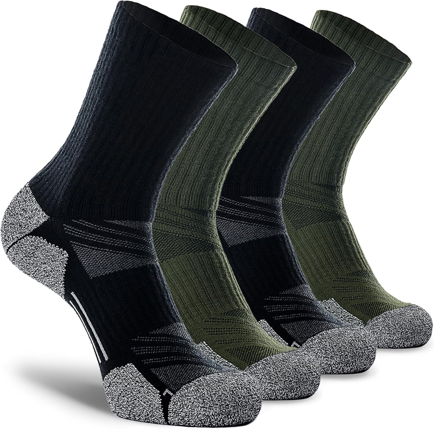 CWVLC Cushioned Crew Hiking Socks