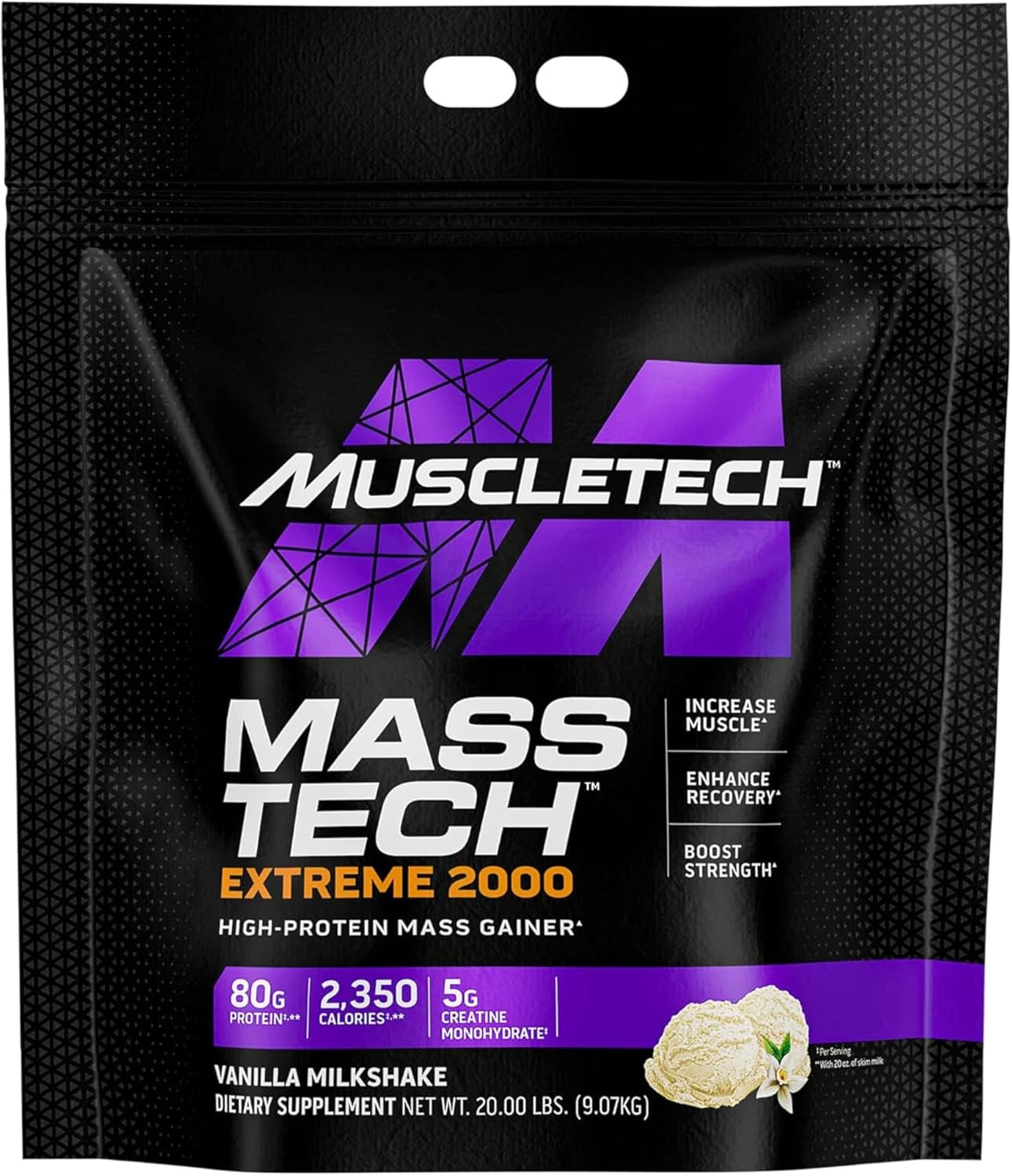 Mass-Tech Extreme 2000 Protein Powder for Serious Muscle Gain