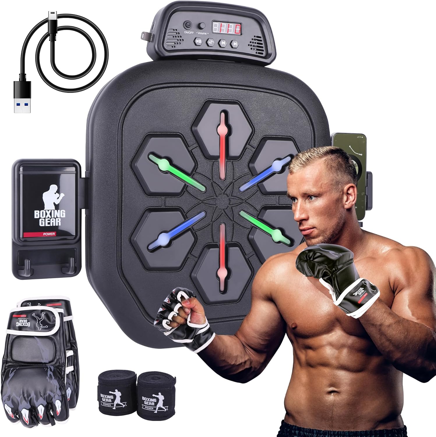 Zeinlenx Bluetooth Boxing Machine - Home Fun Fit
