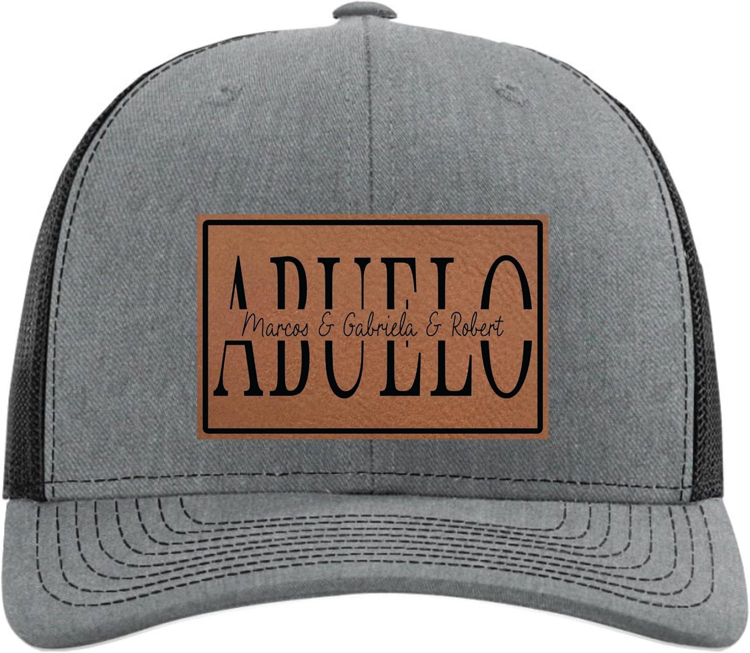 Personalized Fathers Day Hats Customized with Kids Names