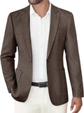 Men's Casual Blazer Slim Fit Sports Coat One Button - Retro Business
