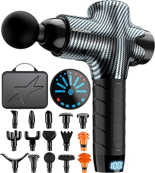 DACORM Massage Gun for Athletes - Deep Tissue Muscle Relief
