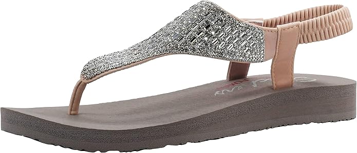 Skechers Women's Meditation-Rock Crown Flat Sandal Review