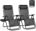 SMUG Set of 2 Folding Zero Gravity Chairs for Outdoor Comfort