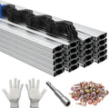 Greenhouse Wiggle Spring Wire and Channel Kit - Secure Plastic Film