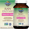 Digestive Enzymes for Women 50+ - RAW 22 Enzymes with Probiotics