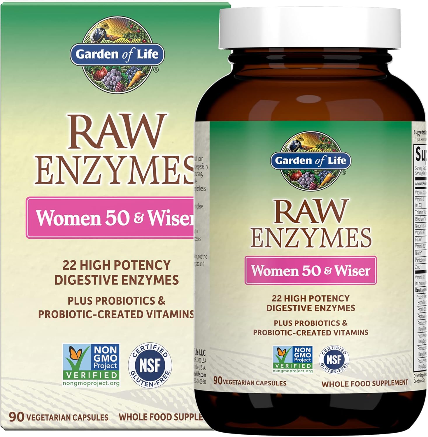 Garden of Life 22 Digestive Enzymes for Women Over 50 Review