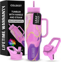 Coldest Tumbler with Handle and Straw - 46 oz Princess Luna