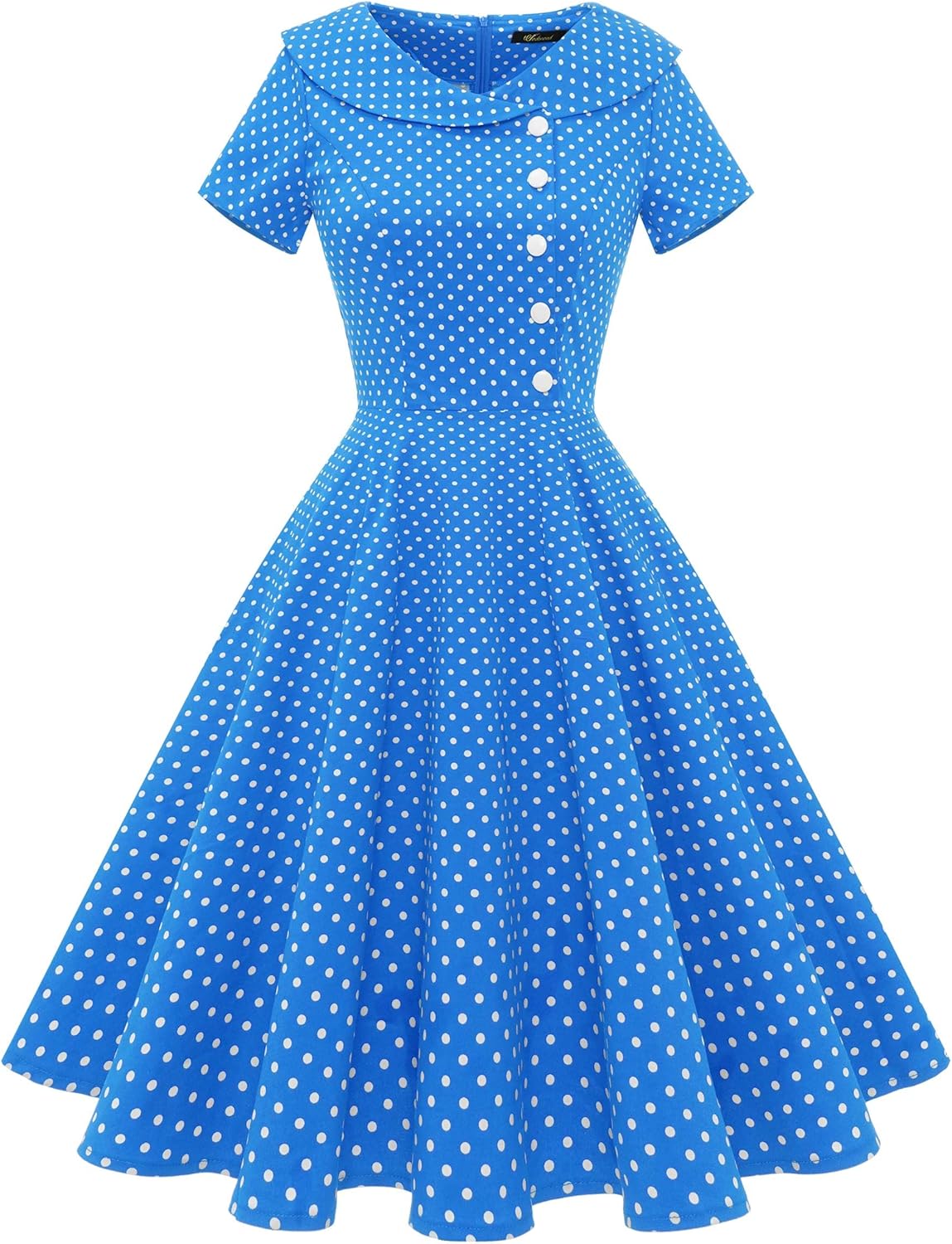 Vintage 1950s Audrey Hepburn Style Cocktail Swing Dress