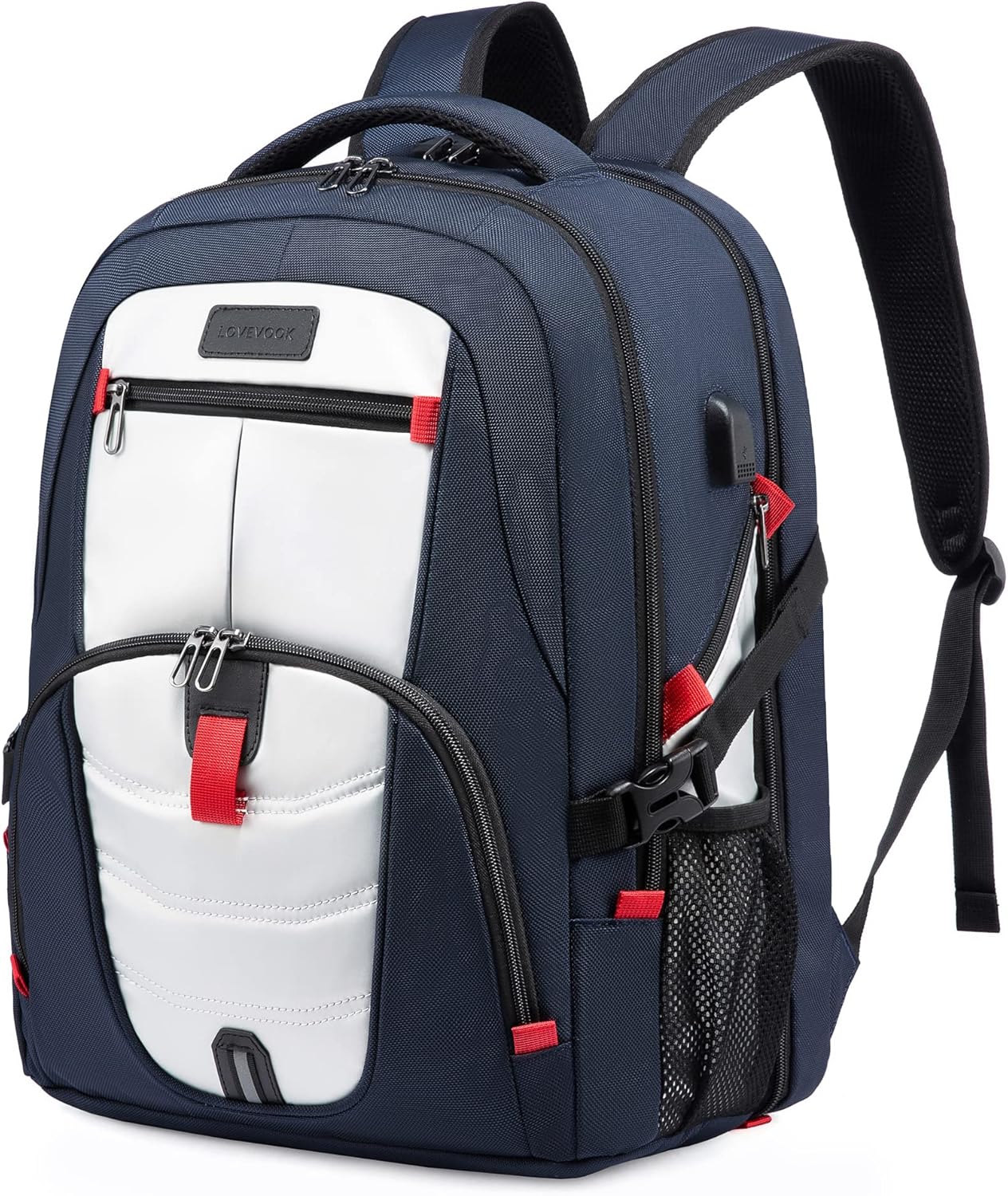 LOVEVOOK 17 inch Travel Laptop Backpack with USB Charging Port