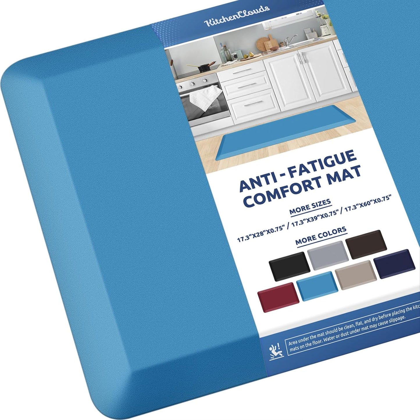 Cushioned Anti Fatigue Kitchen Mat for Comfort and Safety
