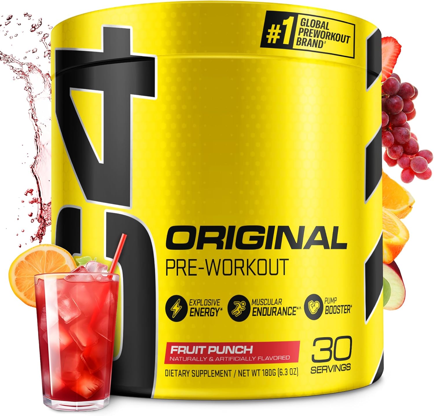 Cellucor C4 Original Pre Workout Powder for Energy & Strength