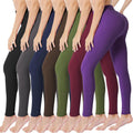 High Waisted Leggings for Women S-3XL - Buttery Soft 7-Pack