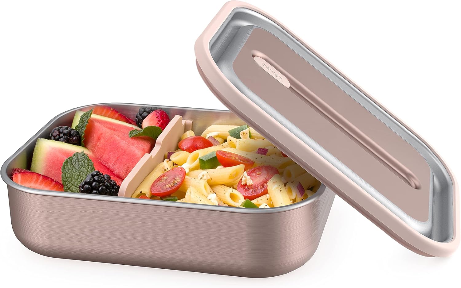 Bentgo MicroSteel Leak-Proof Lunch Box for Fresh Meals On-the-Go