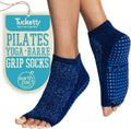 Tucketts Anklet Toeless Pilates Socks with Grips for Women - Stable