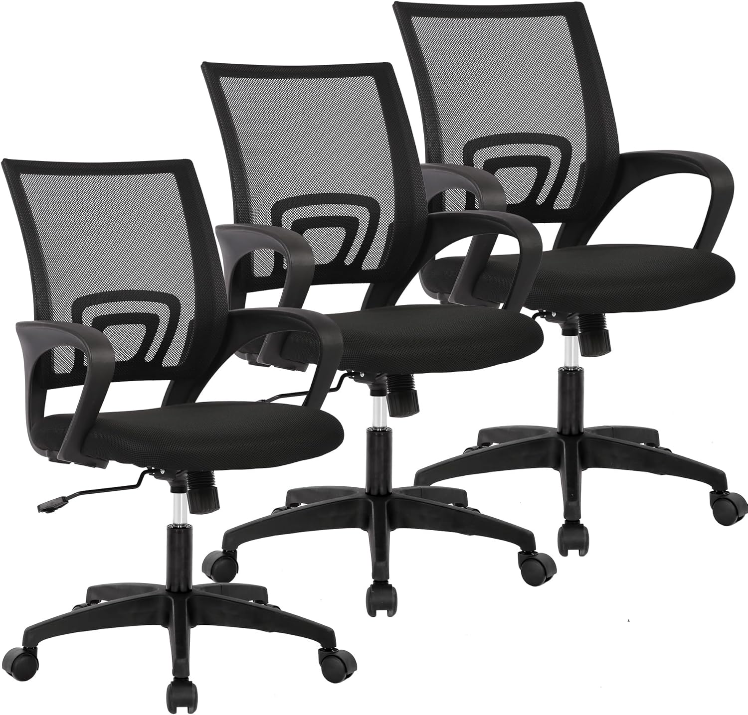 Ergonomic Adjustable Office Chair with Lumbar Support for Comfort