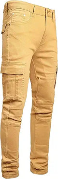 Men's Slim Fit Stretch Ripped Skinny Jeans for Men - Stretch Comfort