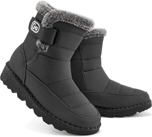 Ablanczoom Womens Winter Snow Boots with Warm Fur Lining