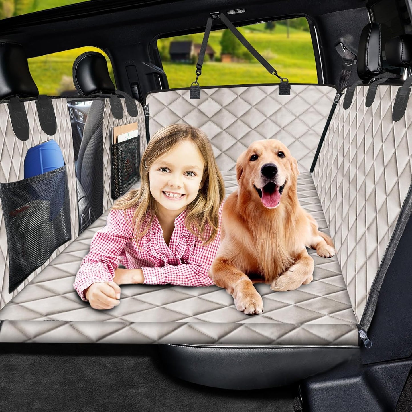 URPOWER XL Dog Back Seat Extender for Comfortable Travel