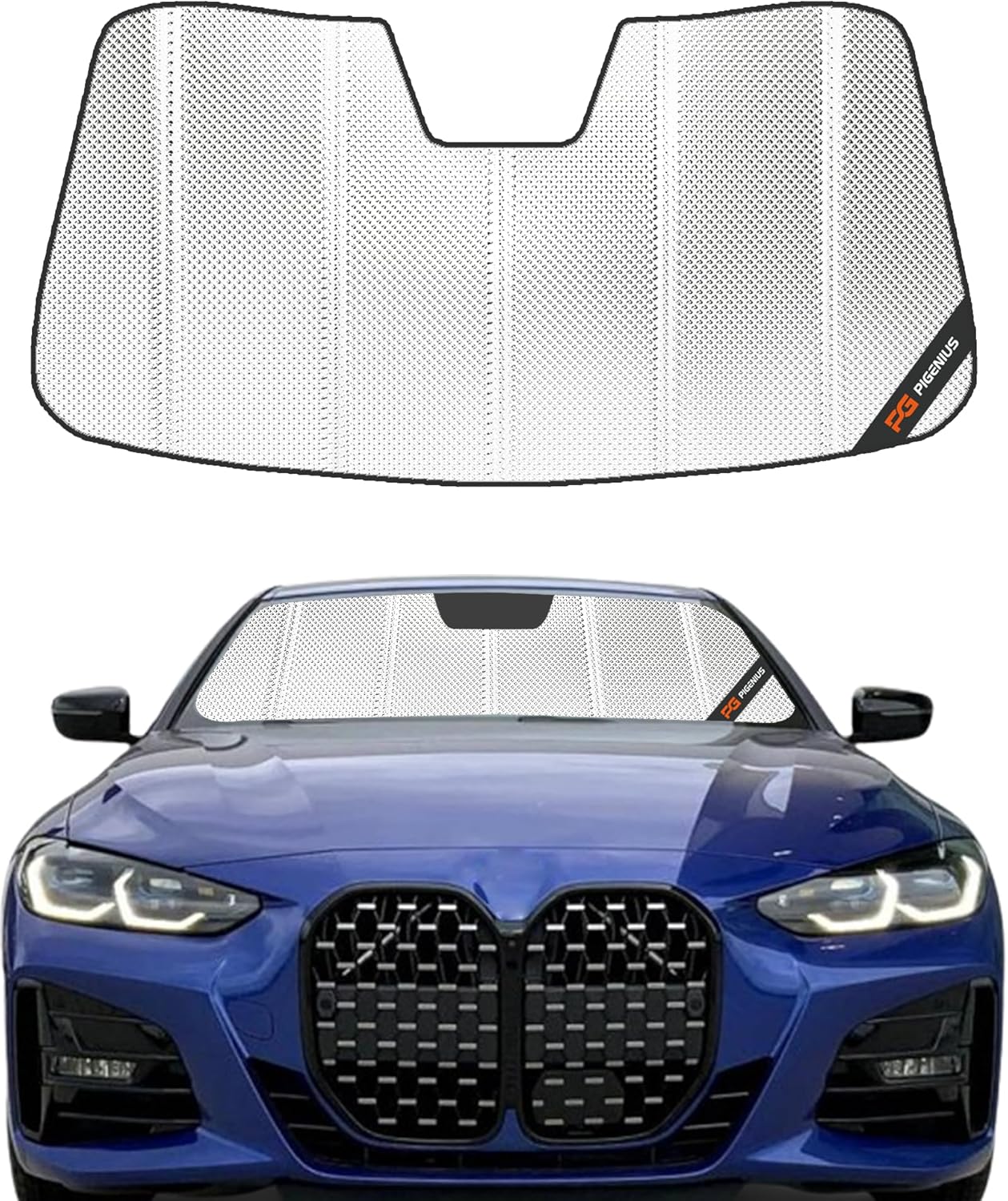 Windshield Sun Shade for BMW 4 Series Coupe 2021-2025 - BLAZBLOCK