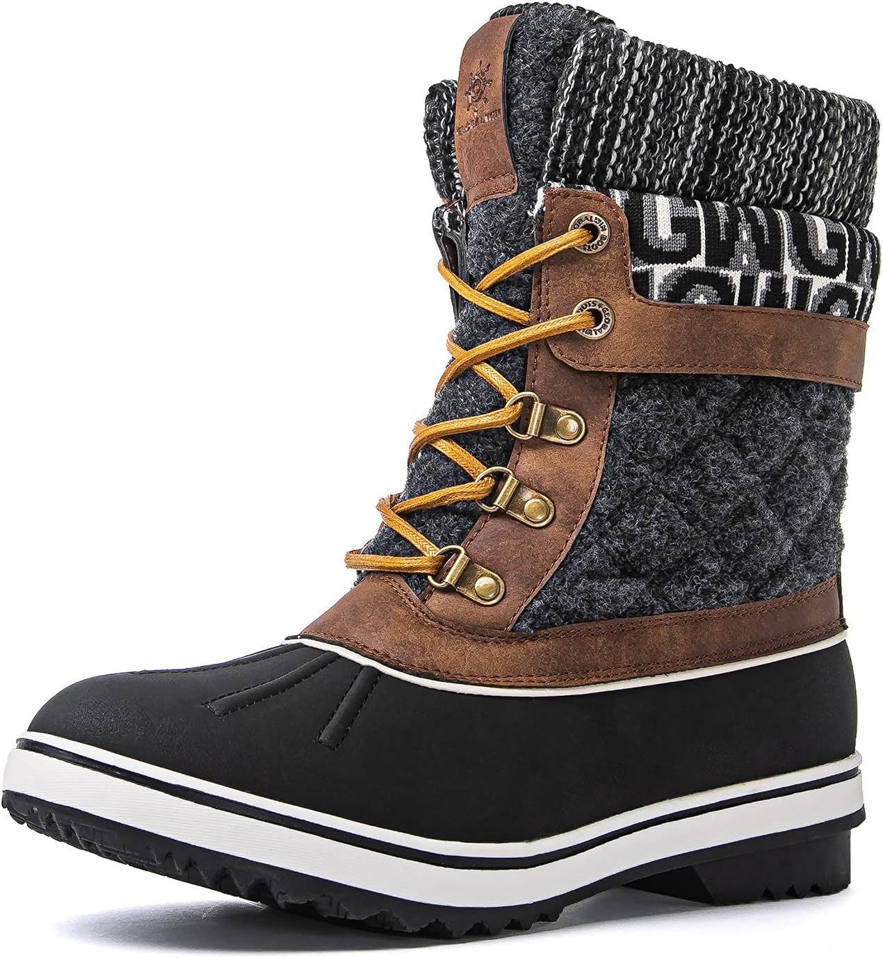 GLOBALWIN Women's Waterproof Winter Boots for Cold Weather Fun