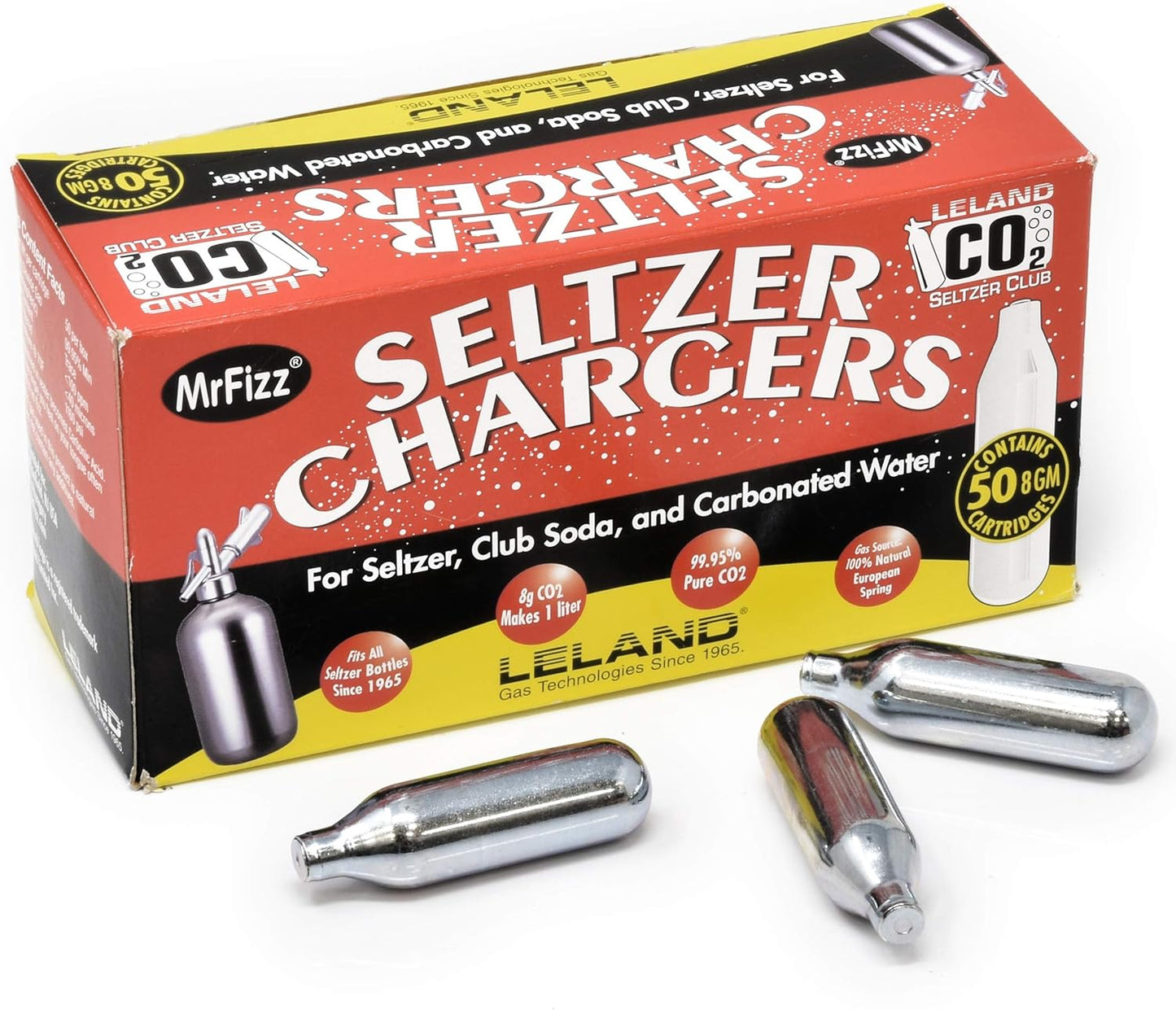 Effervescent Joy: Leland 8g CO2 Soda Chargers