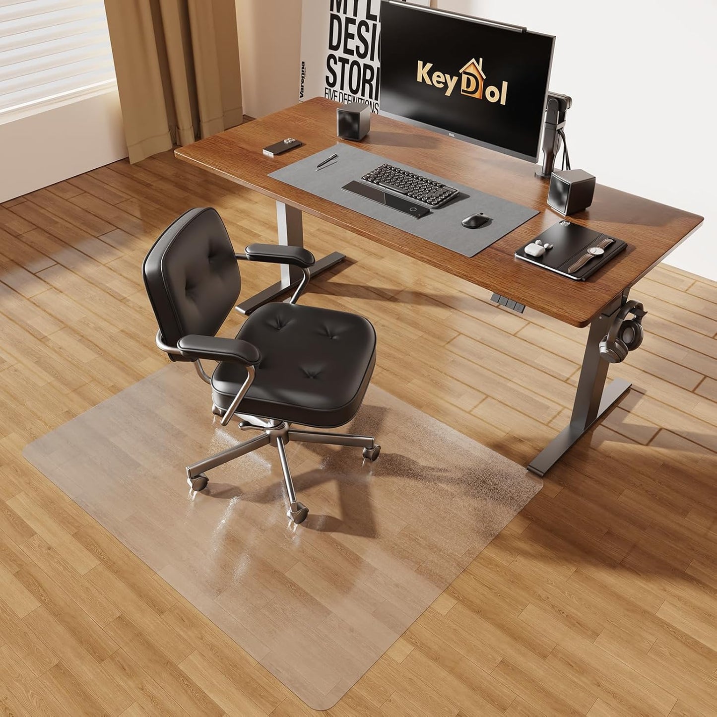 36x48 Computer Chair Mat for Hardwood Floors - Thickened 2.0mm