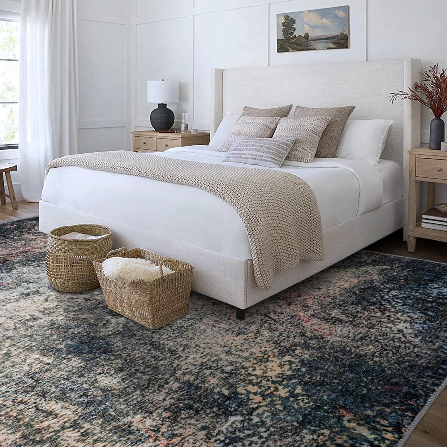Area Rugs 9x12 for Living Room, Washable Non Slip Carpet