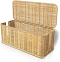 Handmade Rattan Cord Organizer Power Cord Box Hider - Under Desk Cable