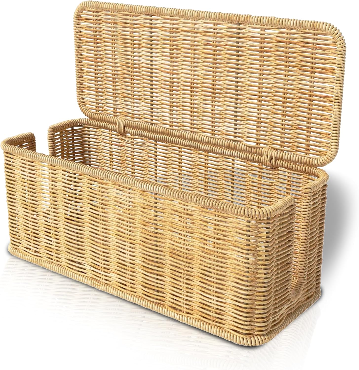 Rattan Cord Organizer - Hide Cables in Style!