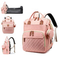 Diaper Bag Backpack - Travel Essentials with Changing Pad and USB Port