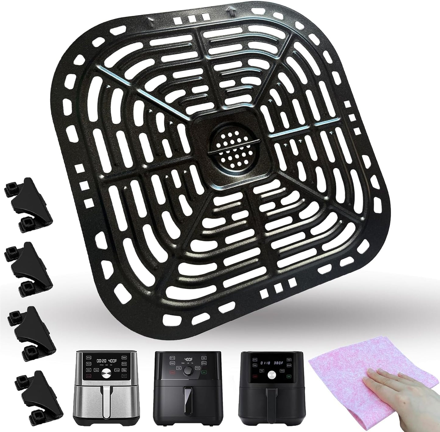 6QT Air Fryer Grill Plate Upgrade - QLRGNE