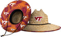 FOCO NCAA College Logo Floral Lifeguard Straw Sun Hat - Team Pride Fan