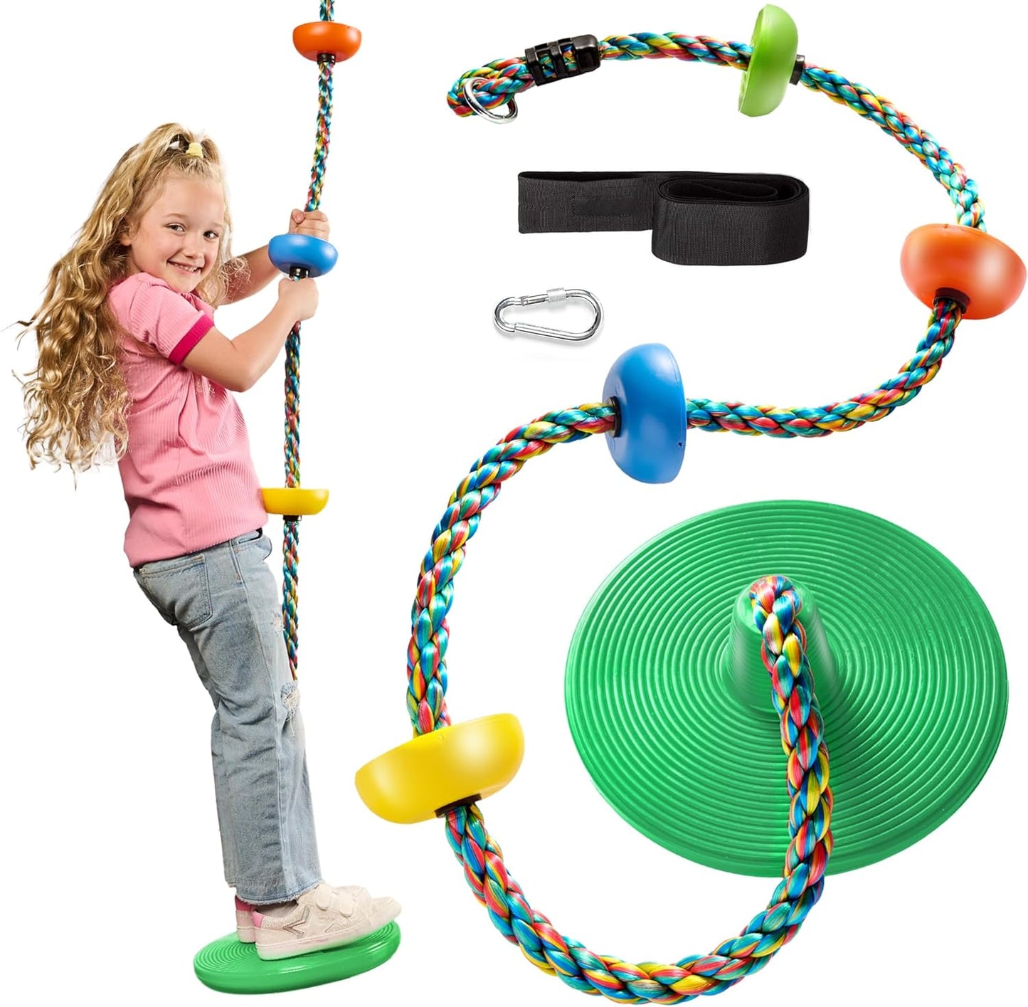 Jungle Gym Kingdom Tree Swing for Kids - Fun Outdoor Playset