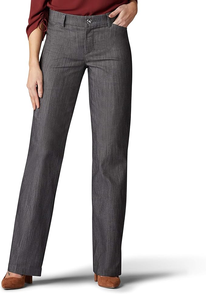 Lee Women's Ultra Lux Comfort Trouser Pant for All-Day Wear