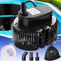 Pool Cover Pump Submersible Sump Pump Black - 850 GPH, 25ft Cord